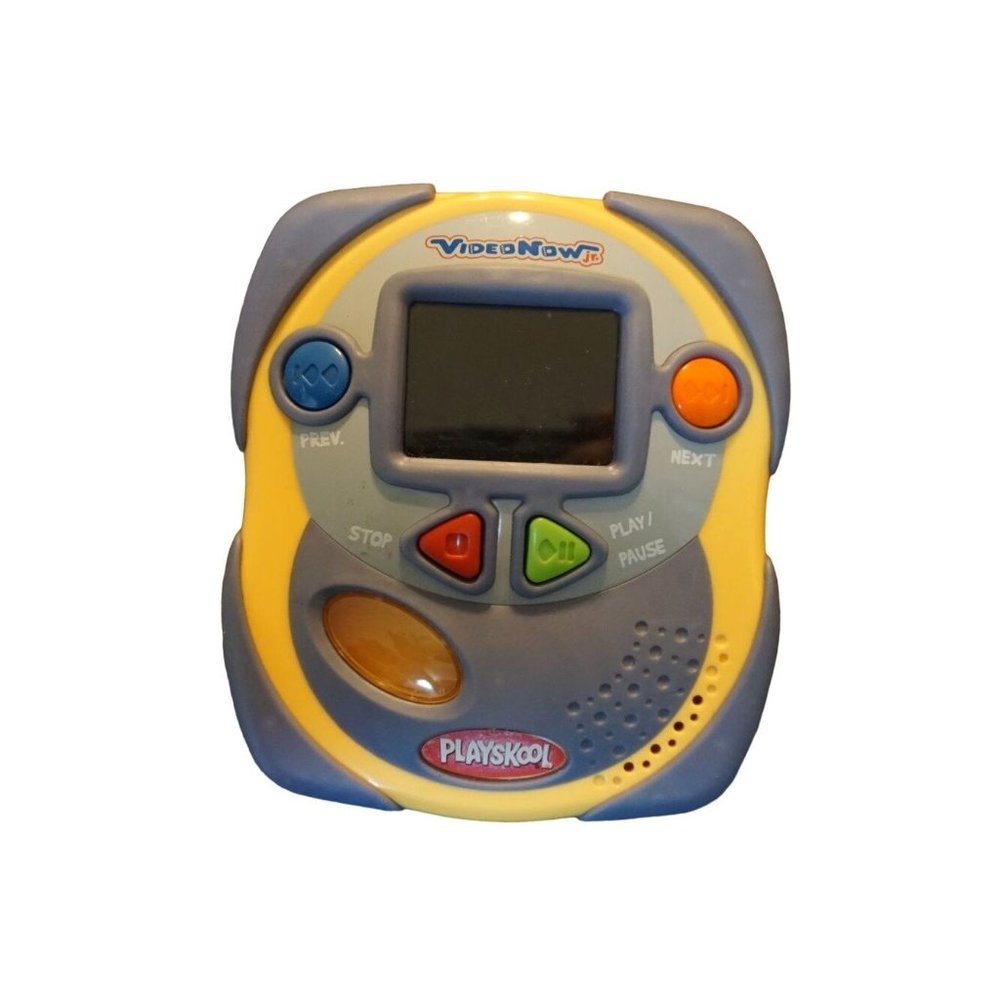 Playskool Video Now Jr. Personal Kids Yellow Purple Video Player FOR PARTS ONLY